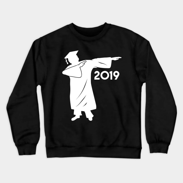 Dabbing Graduation Class of 2019 Crewneck Sweatshirt by craiglimu